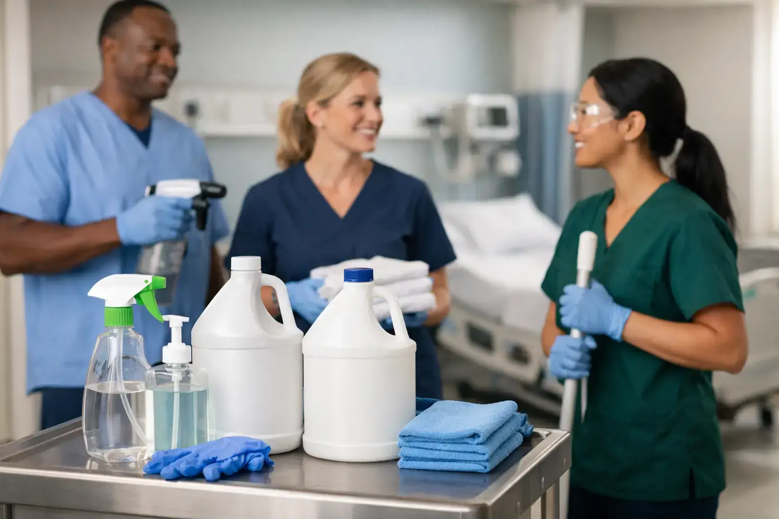 Choosing an EPA Registered Disinfectant for Healthcare Facilities
