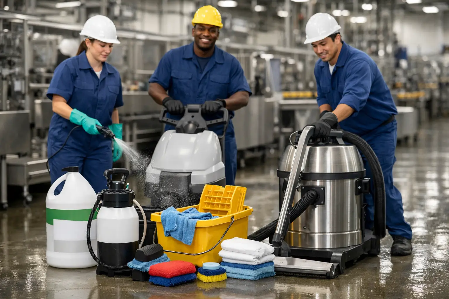 Best Products for Factory Floor Sanitation