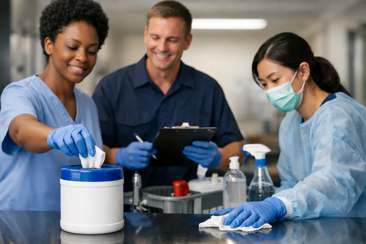 Disinfectant Wipes for High-Compliance Facilities