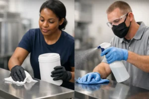 Industrial Wipes vs Spray Disinfectants