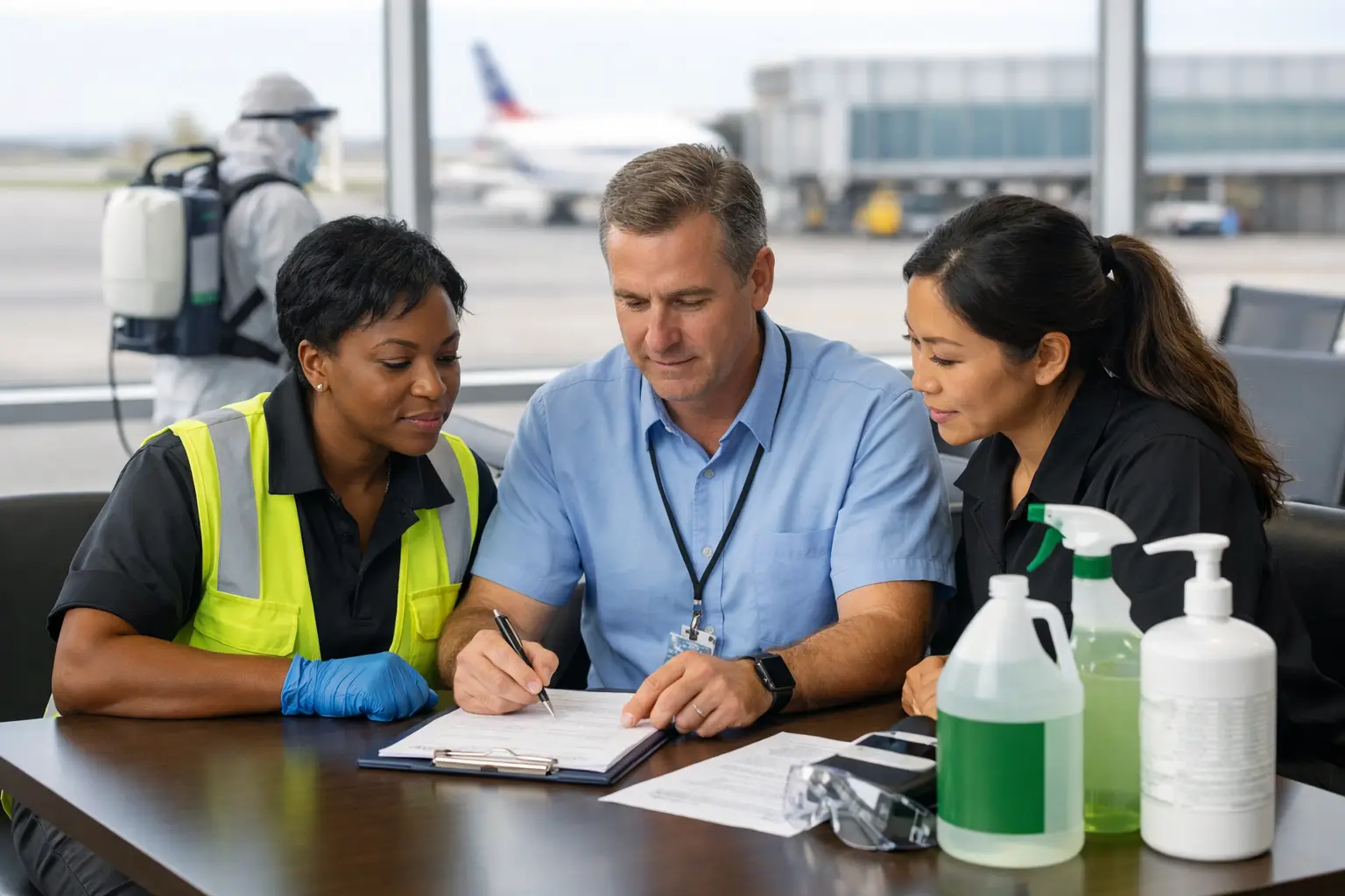 Airport Disinfectant Documentation Requirements