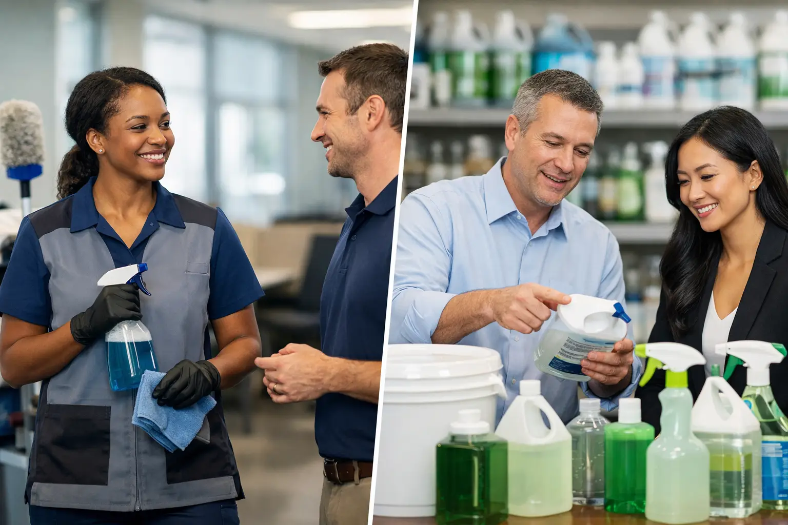 Contract Cleaning Supplier vs Distributor