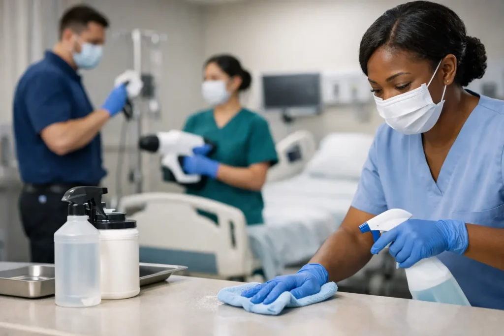 A Guide to Healthcare Surface Disinfection