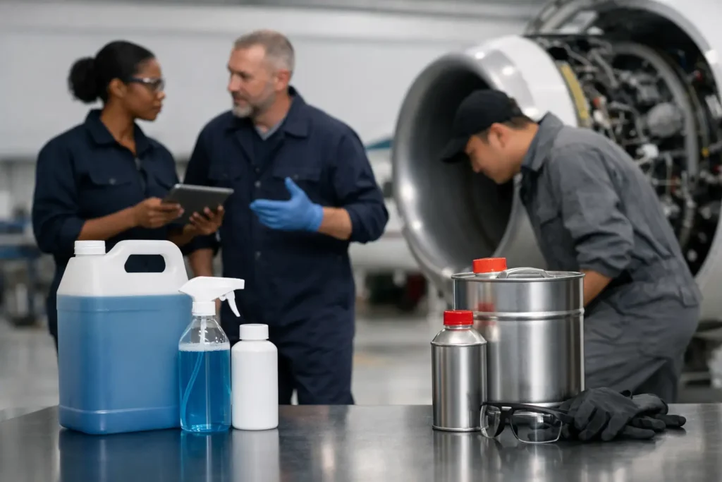 Aerospace Degreasers Versus Solvent Cleaners