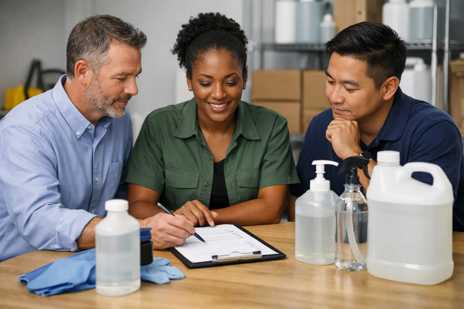 Bulk Disinfectant Ordering Checklist for Facilities