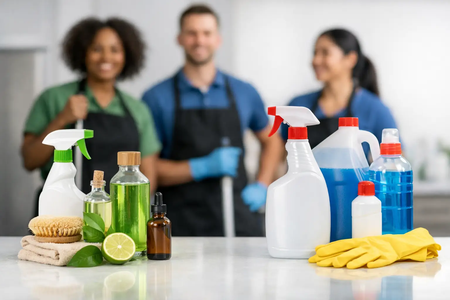 Green Disinfectants vs Traditional Chemicals