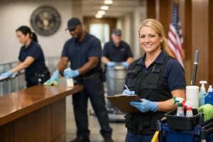 Government Facility Cleaning Case Study Results
