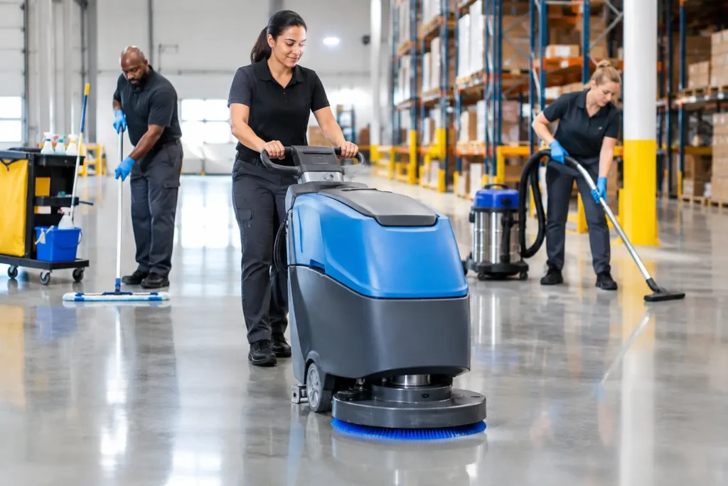 How to Clean Warehouse Floors Safely and Well