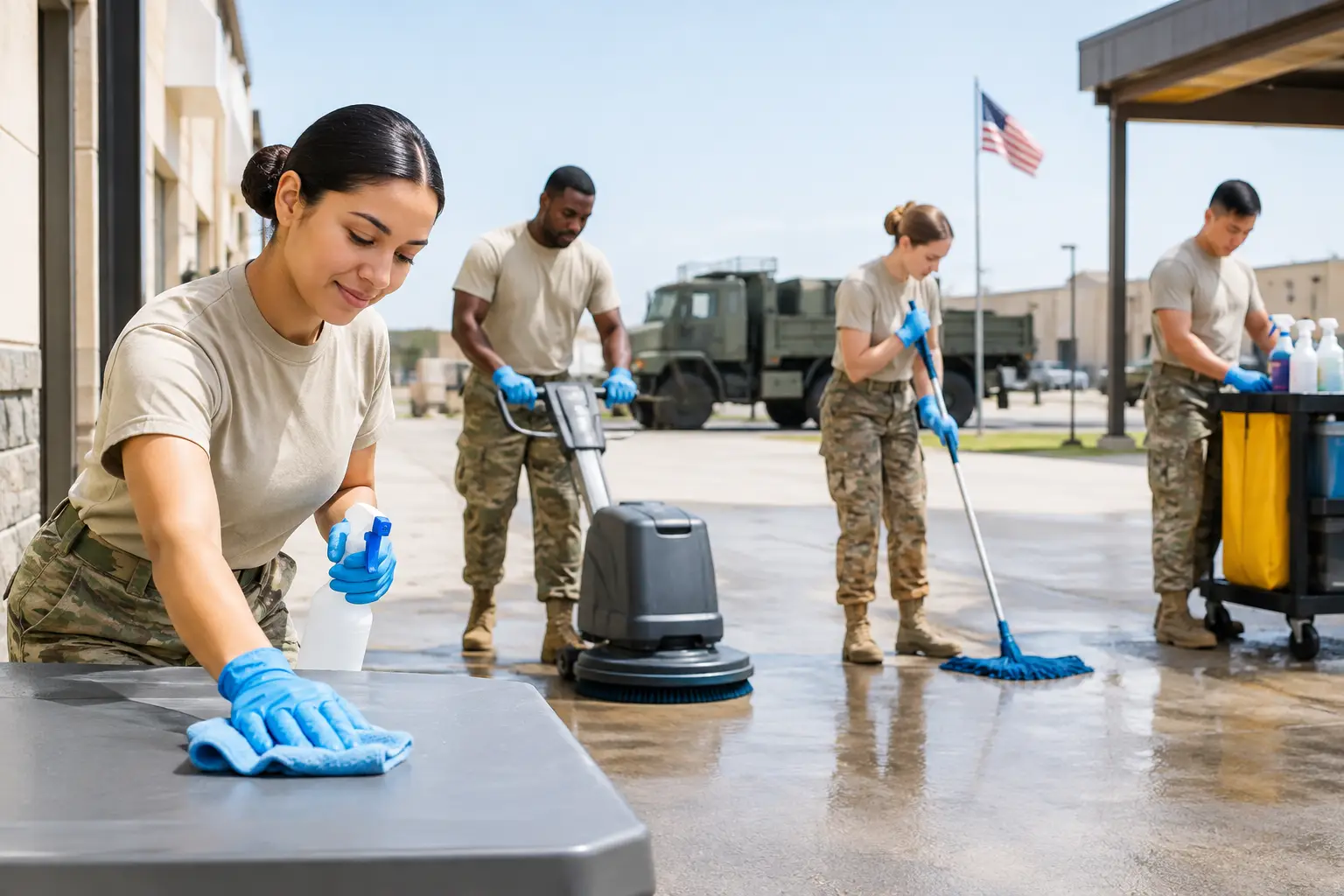 A Military Base Sanitation Example That Works